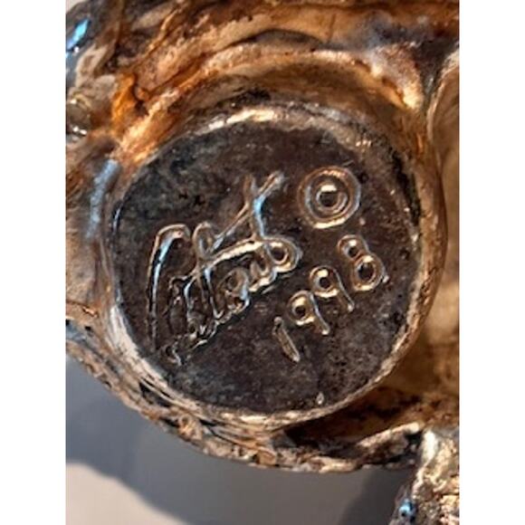 Vintage Arthur Court Cast Silver Plated jaguar/Leopard Salt & Pepper Set - Picture 6 of 11